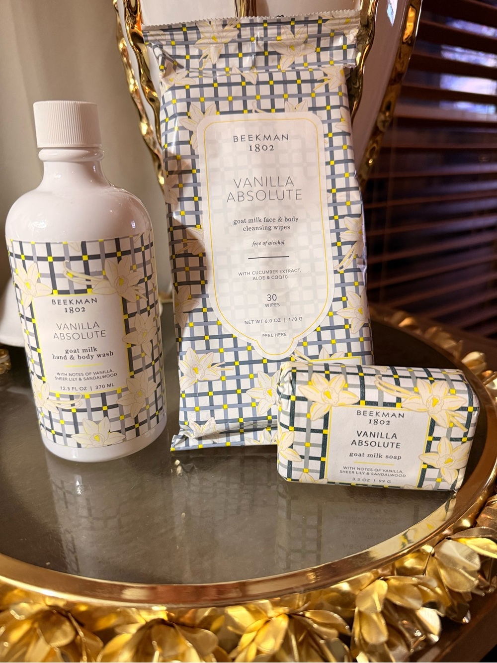Beekman 1802 Vanilla Absolute Bath & Body Trio